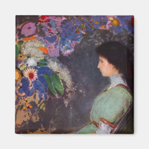 Aimant Portrait de Heymann violet par Bertrand-Jean Redon