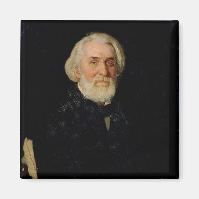 Aimant Portrait de Ivan S. Turgenev, 1879 (Devant)