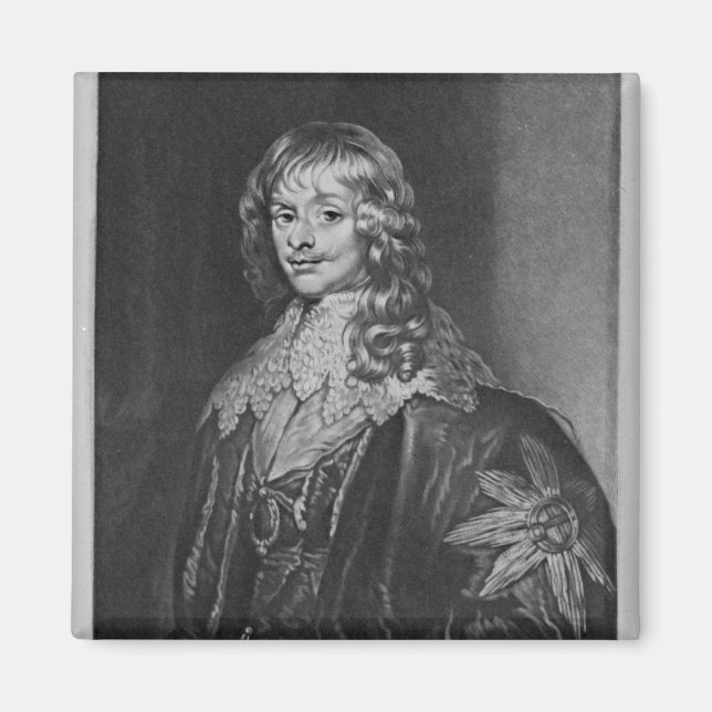 Aimant Portrait de James, 1er duc de Richmond, (Devant)