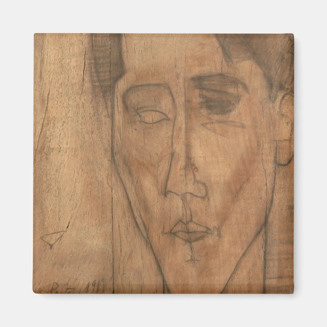 Aimant Portrait de Jean Cocteau (1889-1963) 1917 (crayon (Devant)