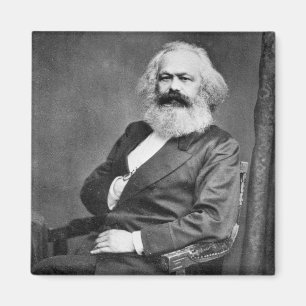 Aimant Portrait de Karl Marx (Fondateur du marxisme)