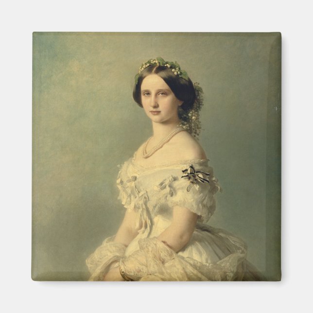 Aimant Portrait de la princesse de Baden, 1856 (Devant)