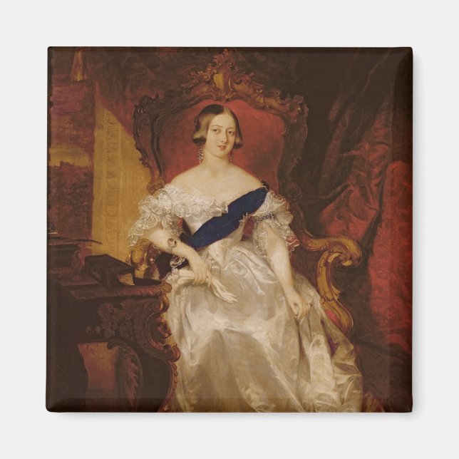 Aimant Portrait de la reine Victoria (Devant)