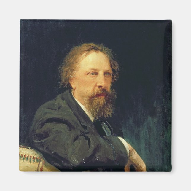 Aimant Portrait de l'auteur comte Alexey K. Tolstoï (Devant)