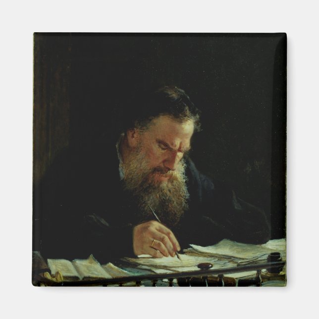 Aimant Portrait de Lev Tolstoï (Devant)