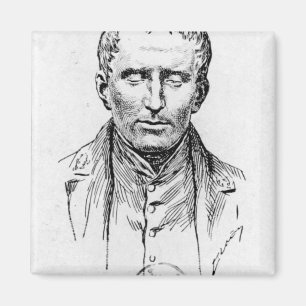 Aimant Portrait de Louis Braille