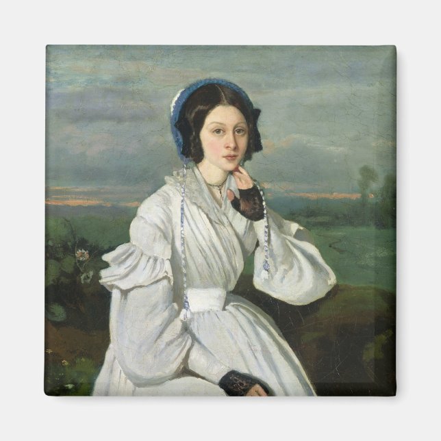 Aimant Portrait de Louise Claire Sennegon (Devant)