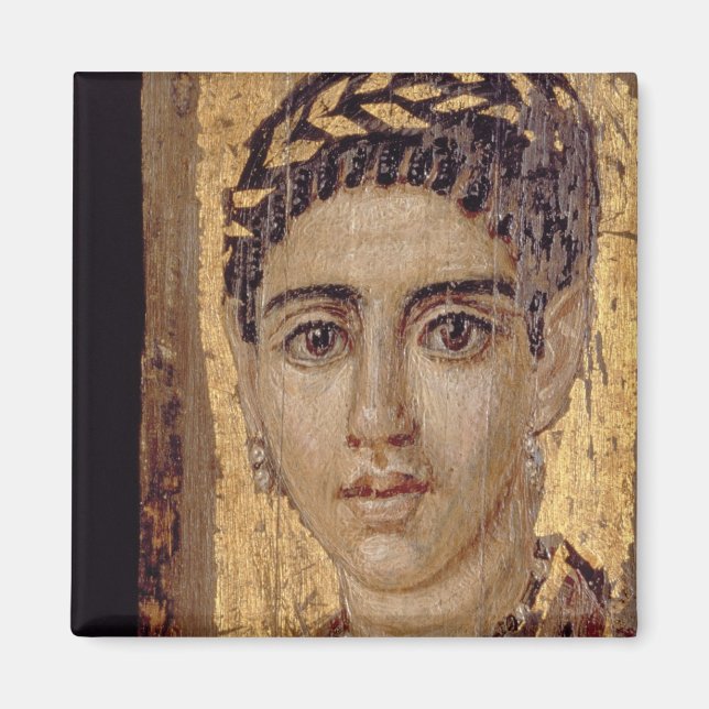 Aimant Portrait de maman d'une femme, de Fayum, Romano-Eg (Devant)