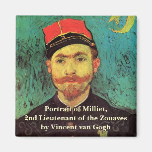 Aimant Portrait de Milliet, L'Amant par Vincent van Gogh