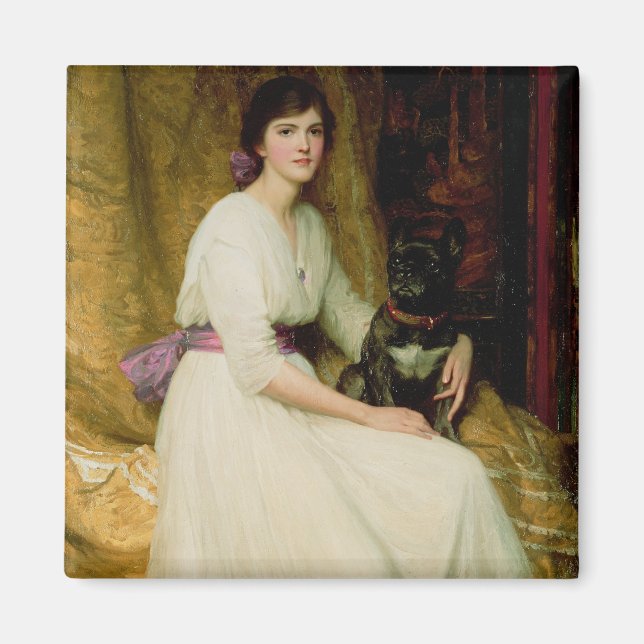 Aimant Portrait de Mlle Dorothy Dicksee (Devant)