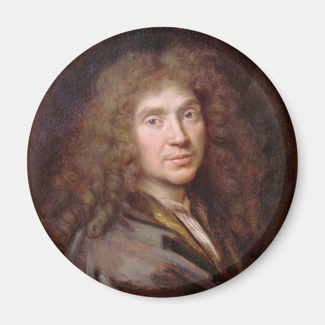 Aimant Portrait de Molière par Pierre Mignard (vers 1658) (Devant)