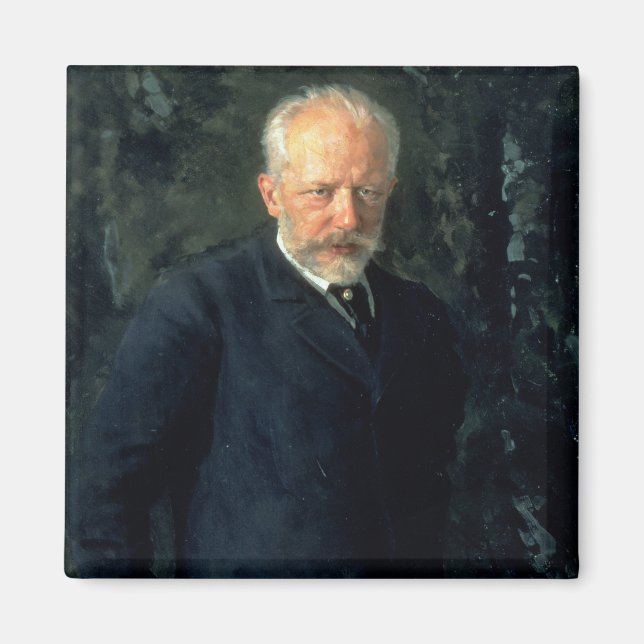 Aimant Portrait de Piotr Ilyich Tchaikovsky (Devant)