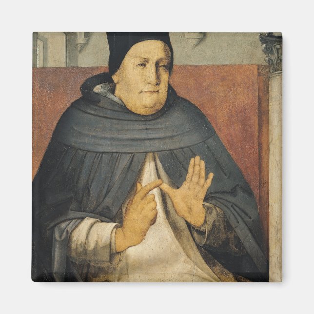 Aimant Portrait de Saint Thomas d'Aquin c.1475 (Devant)