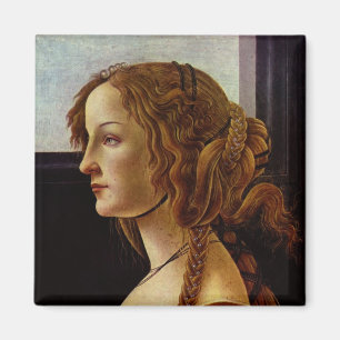 Aimant Portrait de Simonetta Vespucci par Botticelli