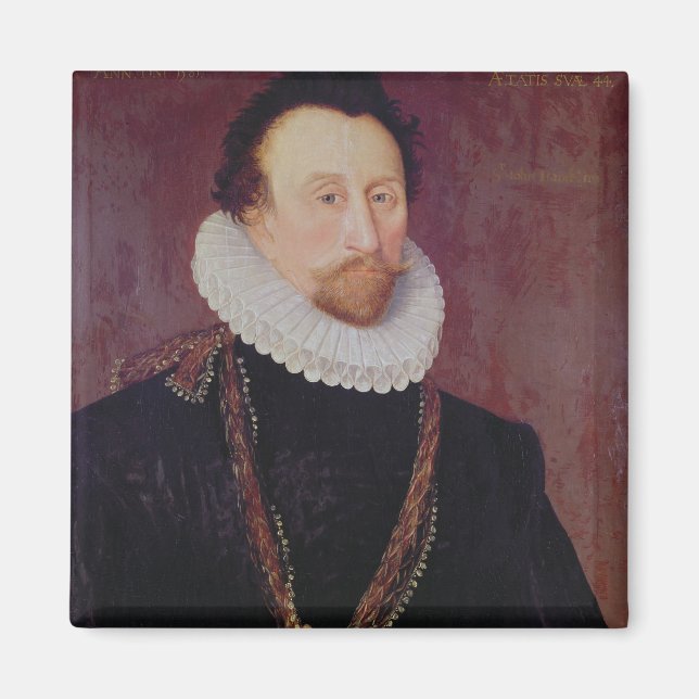 Aimant Portrait de sir John Hawkins 1581 (Devant)