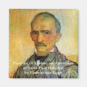 Aimant Portrait de Trabuc par Van Gogh, Impressionnisme V