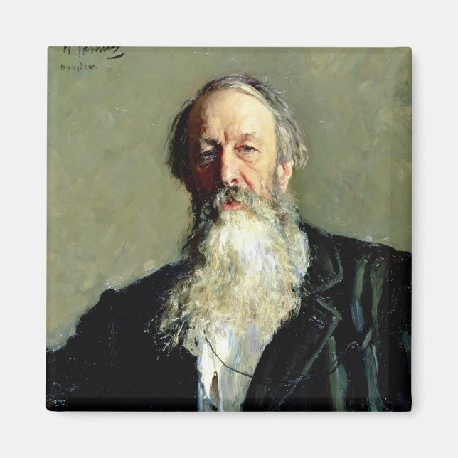 Aimant Portrait de Vladimir Stasov, 1883 (Devant)