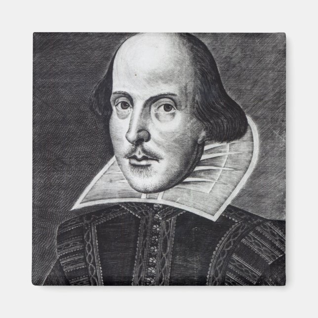 Aimant Portrait de William Shakespeare (Devant)