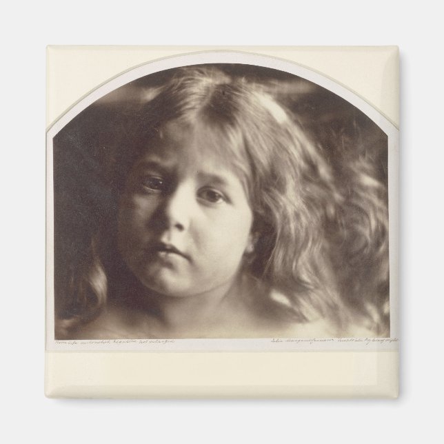 Aimant Portrait de Young Girl (Devant)
