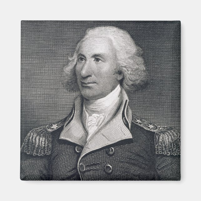 Aimant Portrait du major-général Philip Schuyler, engrave (Devant)