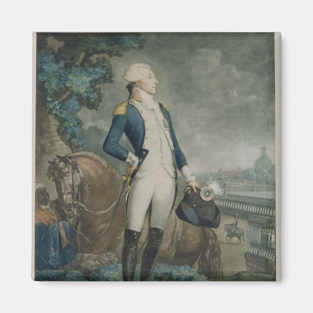 Aimant Portrait du marquis de La Fayette (Devant)