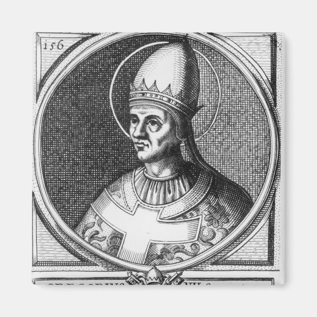 Aimant Portrait du Pape Grégoire VII (Devant)