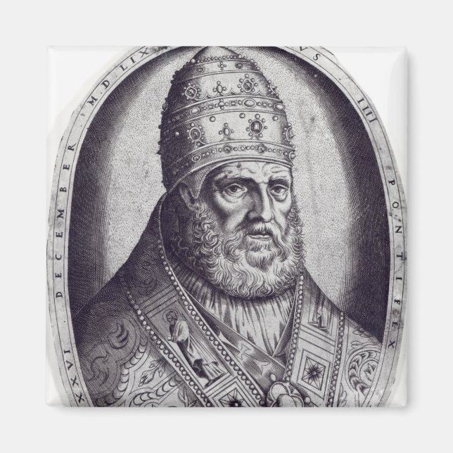 Aimant Portrait du Pape Pie IV, 1559 (Devant)