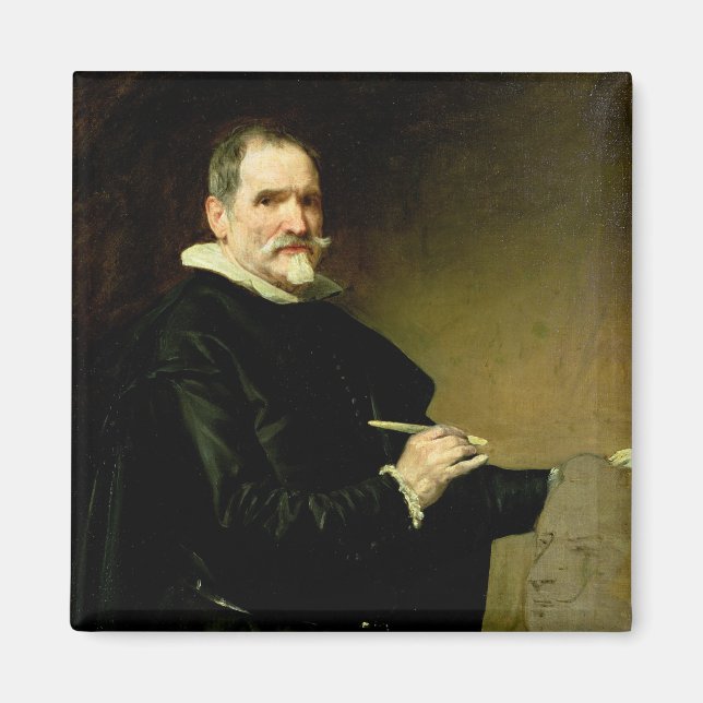 Aimant Portrait du sculpteur, Juan Martinez (Devant)