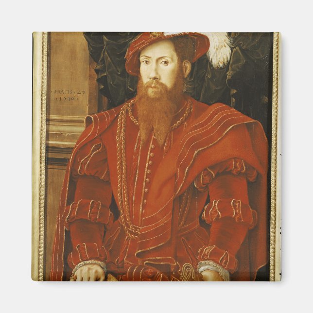 Aimant Portrait d'un Gentleman de la Cour anglaise (Devant)