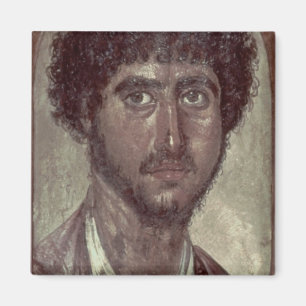 Aimant Portrait d'un Grec, de Fayum, Romano-Égyptien,