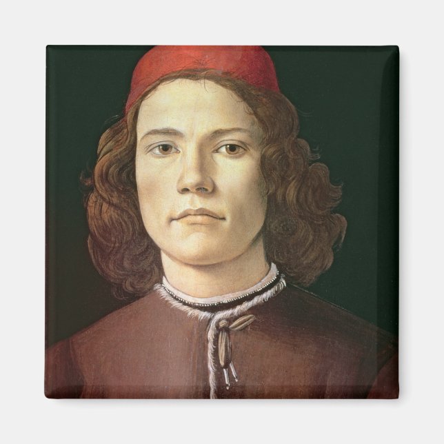 Aimant Portrait d'un jeune homme, c.1480-85 (Devant)