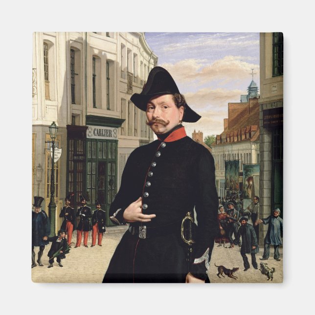 Aimant Portrait d'un policier à Douai en 1848 (Devant)