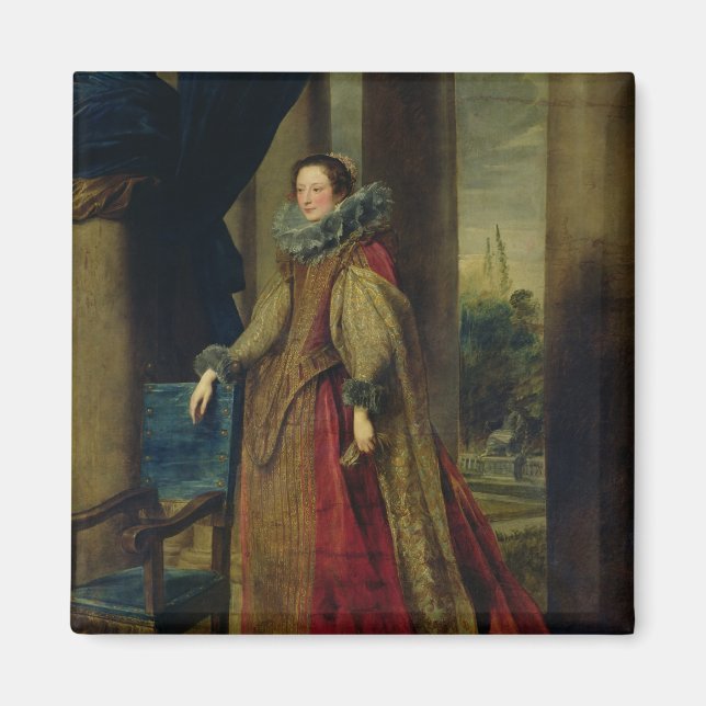 Aimant Portrait d'une dame (Devant)