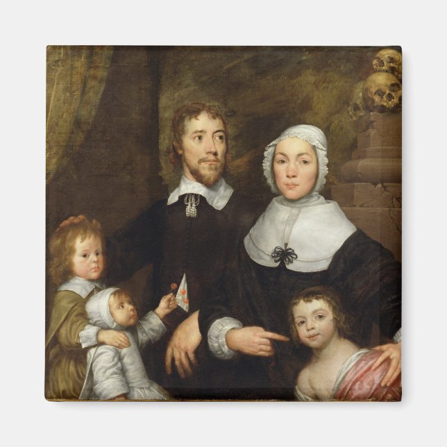 Aimant Portrait d'une famille, probablement celui de Rich (Devant)