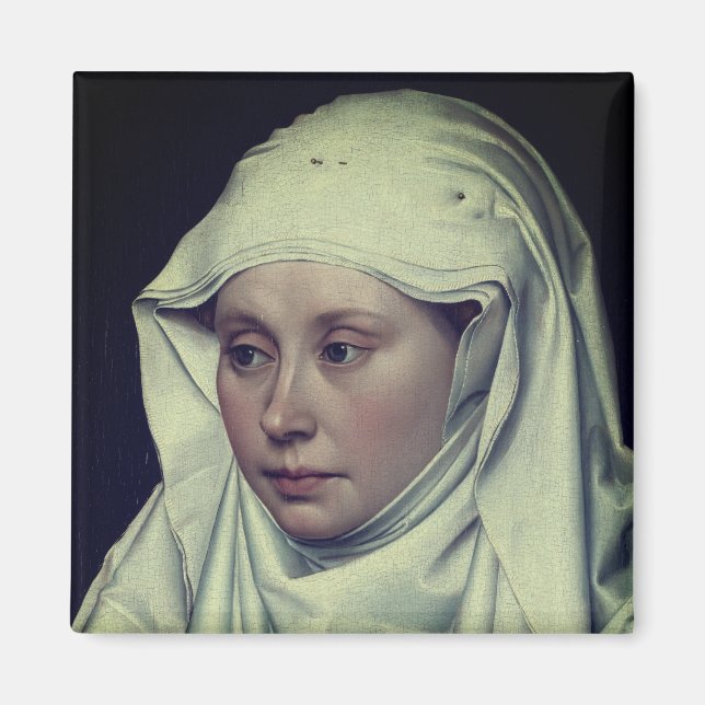 Aimant Portrait d'une femme - par Robert Campin (vers 143 (Devant)