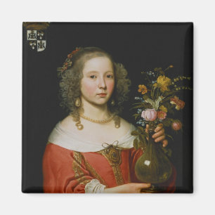 Aimant Portrait d'une jeune fille