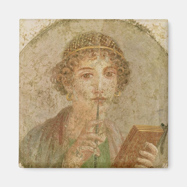 Aimant Portrait d'une jeune fille (Devant)