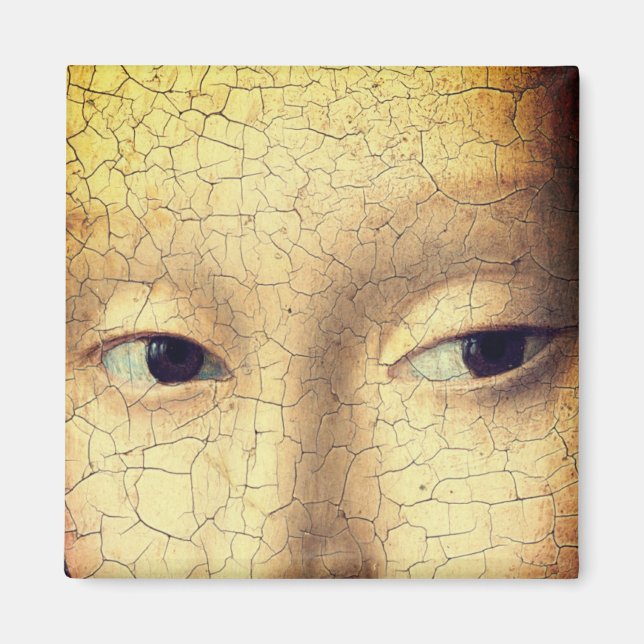 Aimant Portrait d'une jeune fille (détail) (Devant)