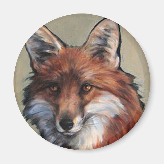 Aimant Portrait Fox (Devant)