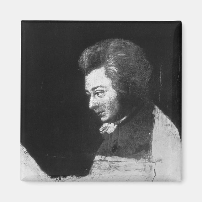 Aimant Portrait inachevé de Wolfgang Amadeus Mozart (Devant)