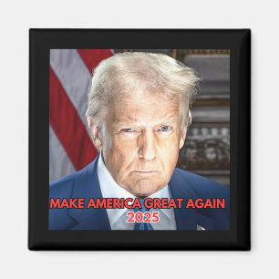 Aimant Portrait Inaugural Du Président Dona 2025