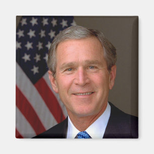 Aimant Portrait officiel du président George W. Bush