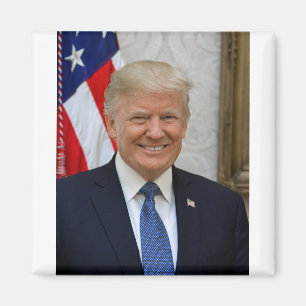 Aimant Portrait présidentiel officiel de Donald Trump
