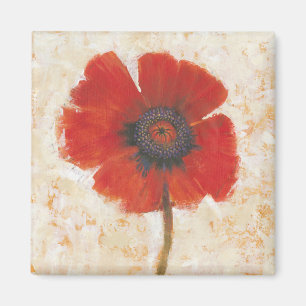 Aimant Portrait Red Poppy