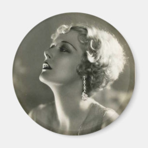 Aimant Portrait vintage de femme