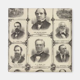 Aimant Portraits de citoyens des rapides de cèdres