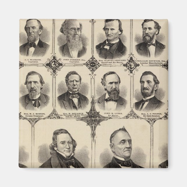 Aimant Portraits de citoyens du comté de Scott (Devant)