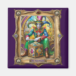 Aimant Portraits du Royaume de Mardi Gras - Le Voyageur T