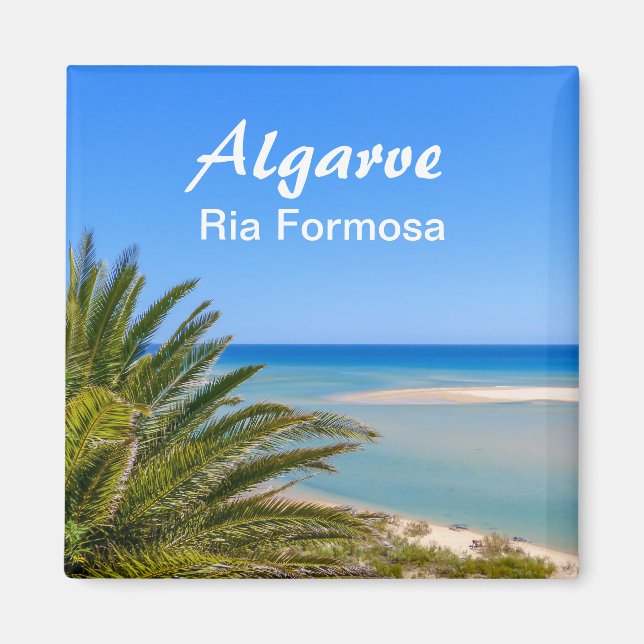 Aimant Portugal Algarve Ria Formosa Beach Souvenir (Devant)