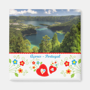 Aimant Portugal en photos - lagon des Açores